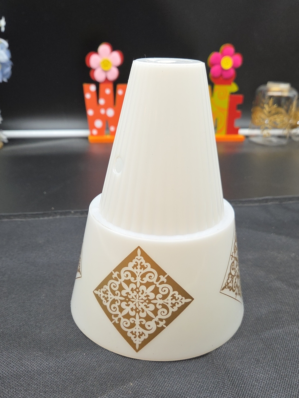 NOS 50s/60s MCM Lamp Shades Atomic Plastic.